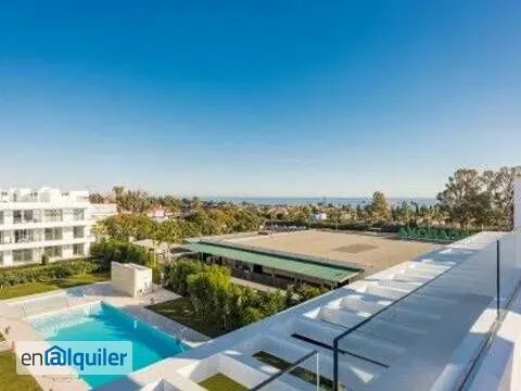 Pool - Contemporary Duplex with Sea View in Estepona