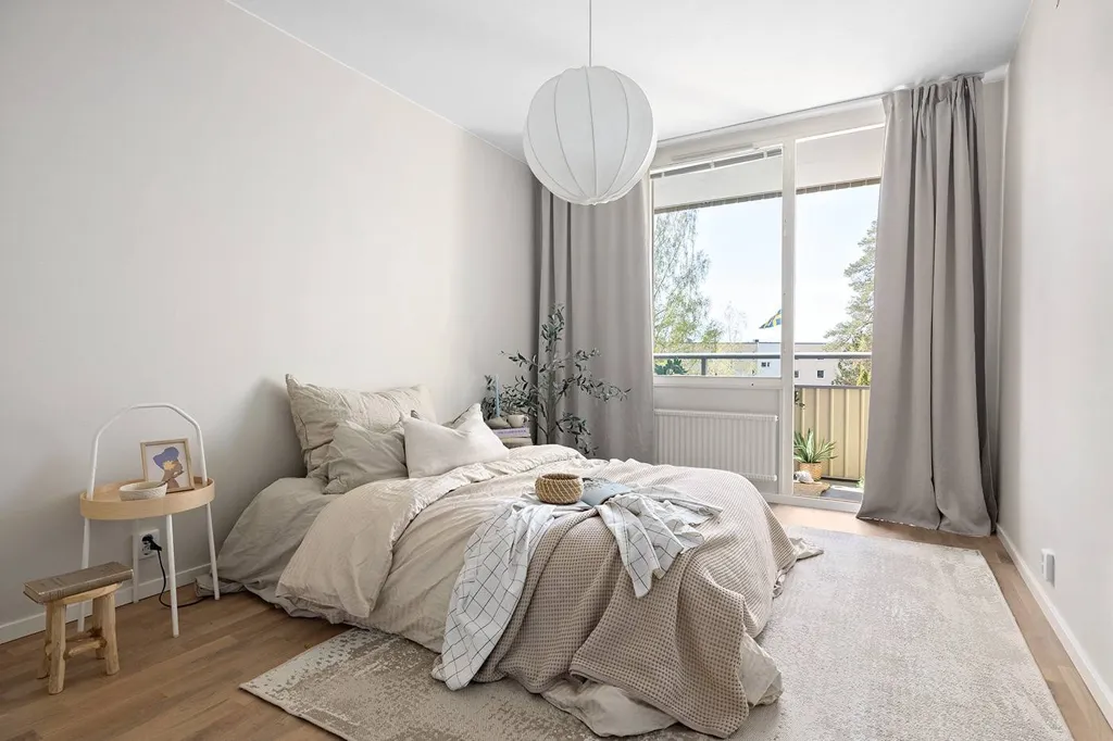 Camere da letto - Modern Flat with Balcony in Kallhäll