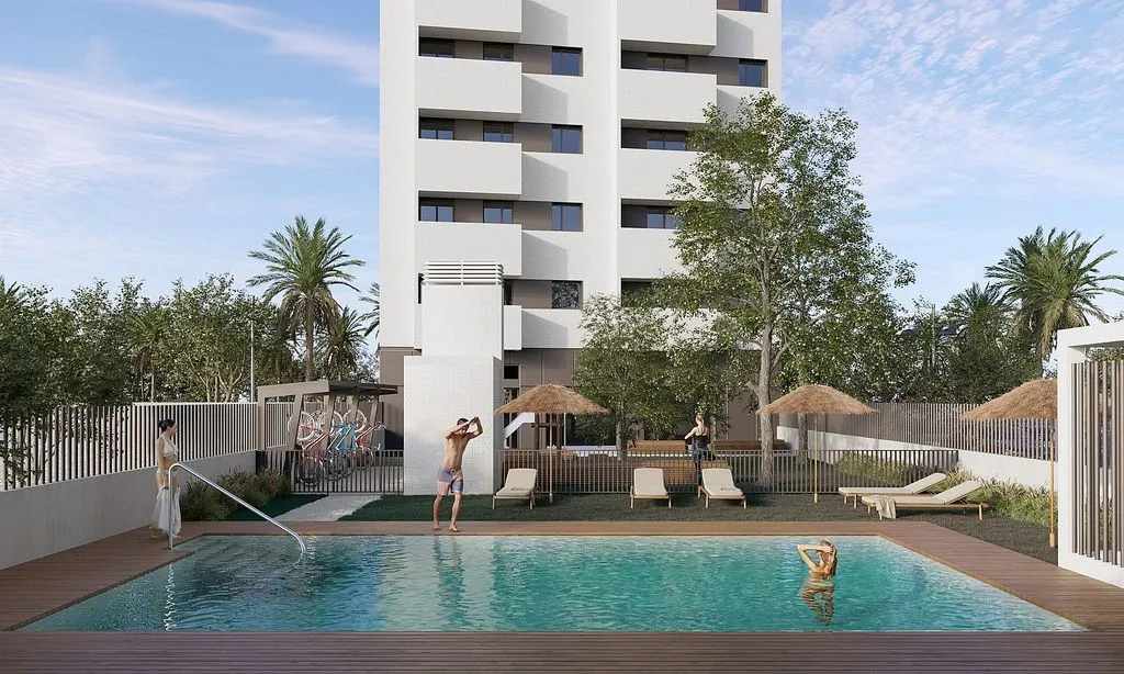 Pool - New Flat with Pool in Moreras, Valencia