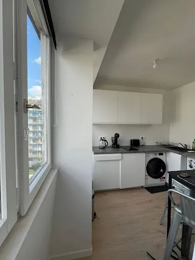 Köök - Luxury Studio with North Exposure in Paris 16