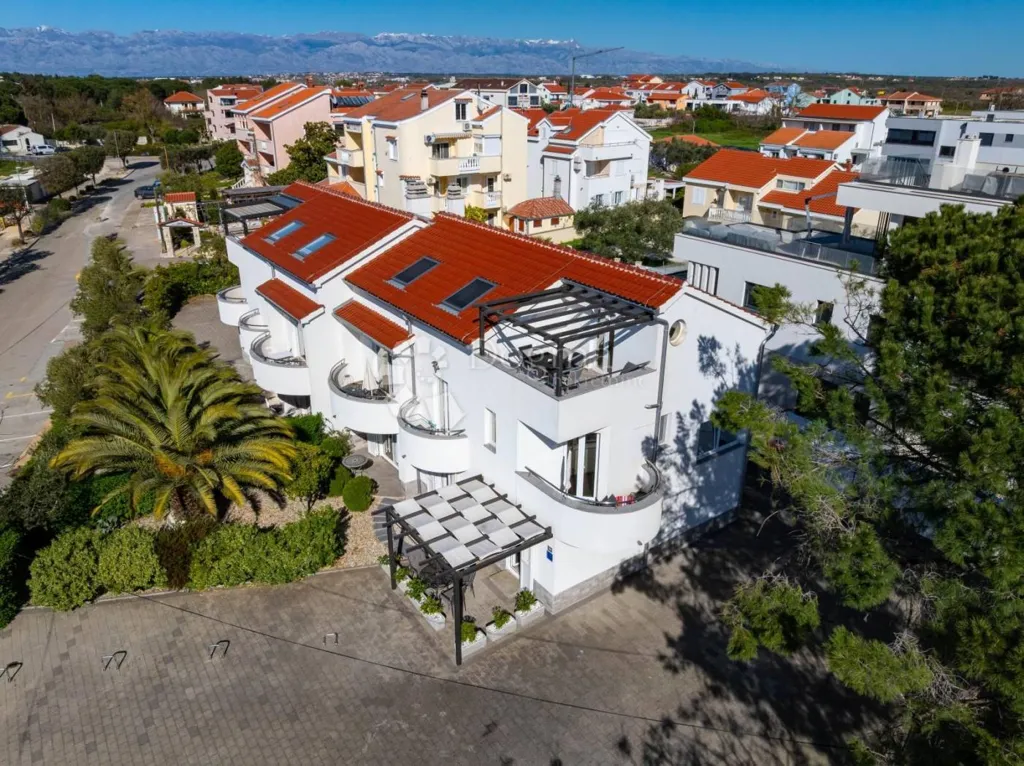Vista aerea - Modern House with Sea View in Zaton, Nin
