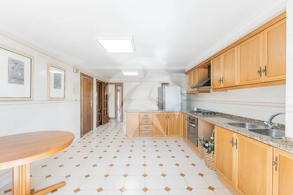 Köök - Apartment with Terrace in Castellón Centre