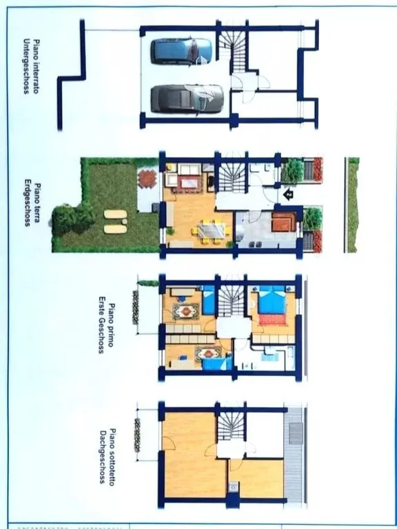 Plan - Villa with Garden in Cortaccia