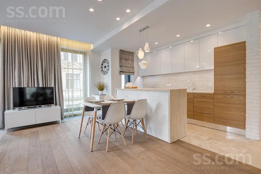 Salle à manger - Modern 2-Bedroom Flat in Riga Centre