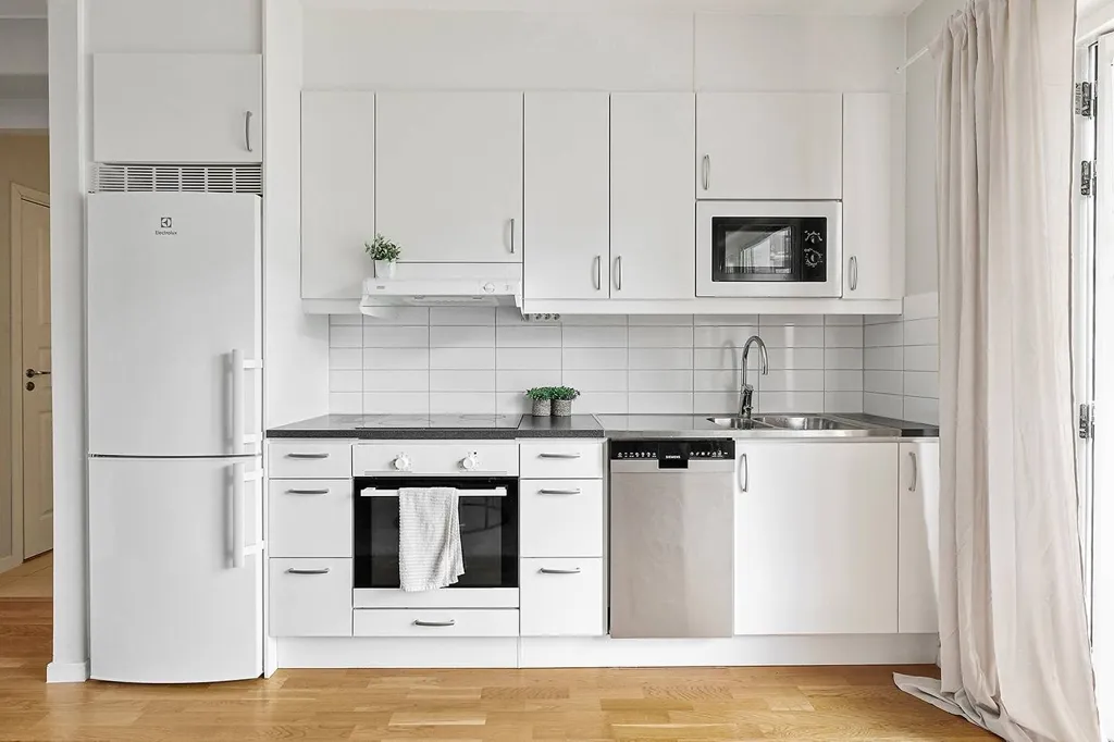 Cuisine - Apartment with Garden in Barkarby