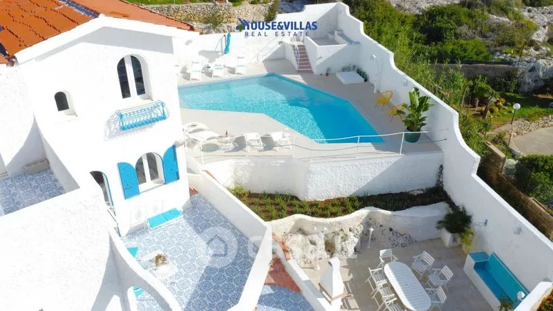 Õhuvaade - Villa with Sea View Pool in Siracusa