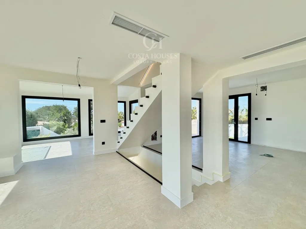 Séjour - Modern Villa with Sea View in Jávea