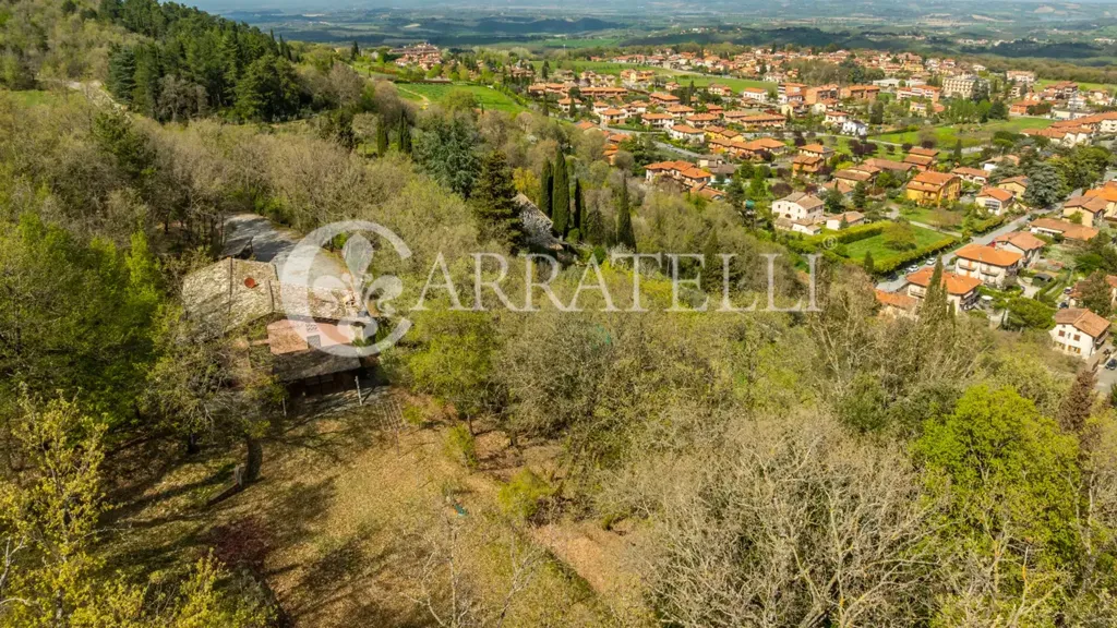 Vue aérienne - Rustic Property with Pool in Sarteano