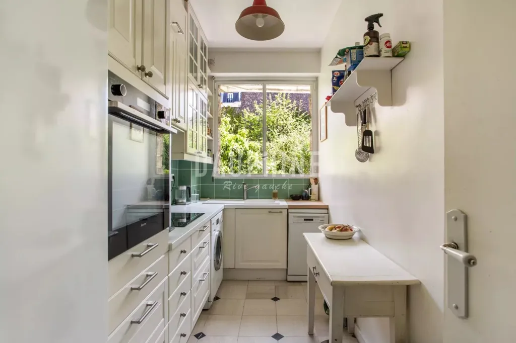 Köök - Duplex with Private Garden in Paris 15