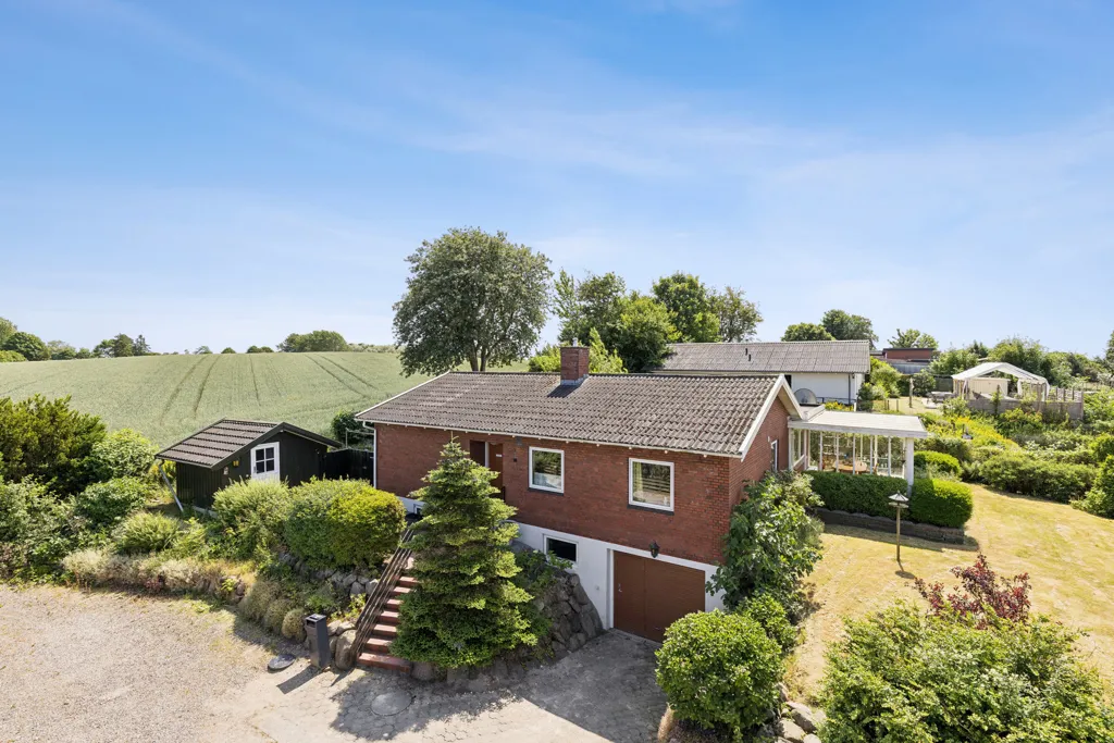 Vista aerea - Fjord View Villa in Grevinge