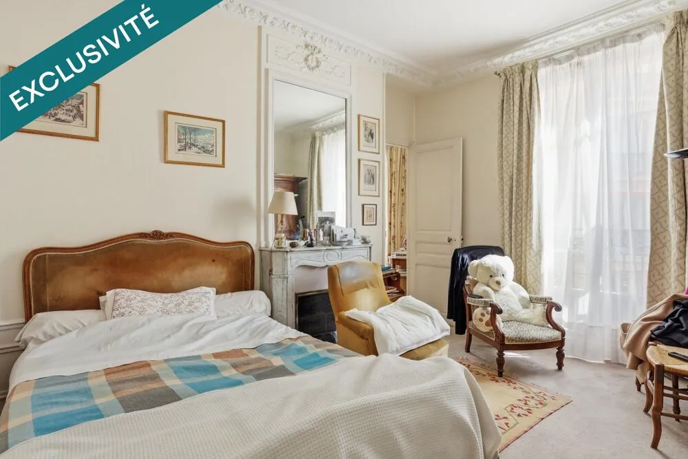 Chambres - Appartement Lumineux avec 3 Chambres à Paris 16e