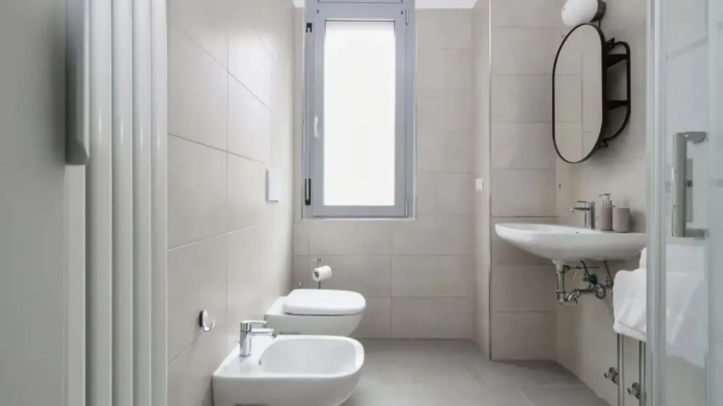 Salles de bain - Armed Studio with Balcony in Milan