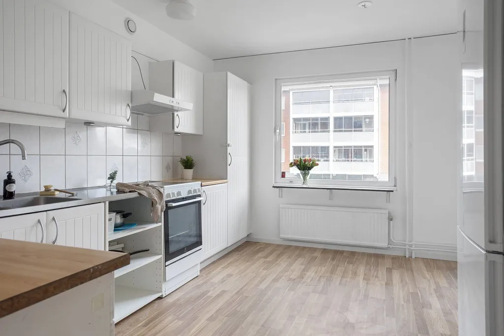 Cucina - Apartment with South-Facing Balcony in Trelleborg