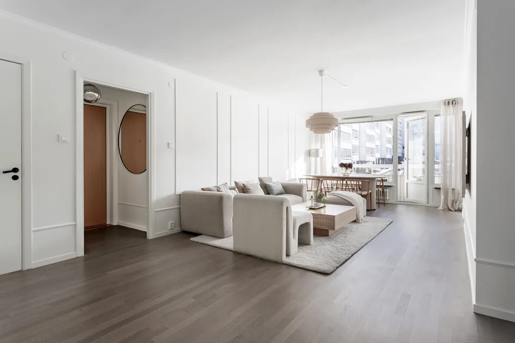 Soggiorno - Renovated Flat with Balcony in Söder, Jönköping