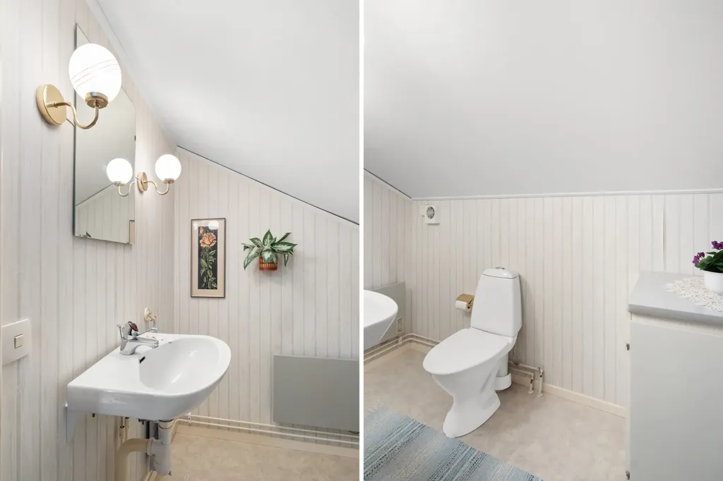 Salles de bain - Two-Storey House with Spa in Hällaryd