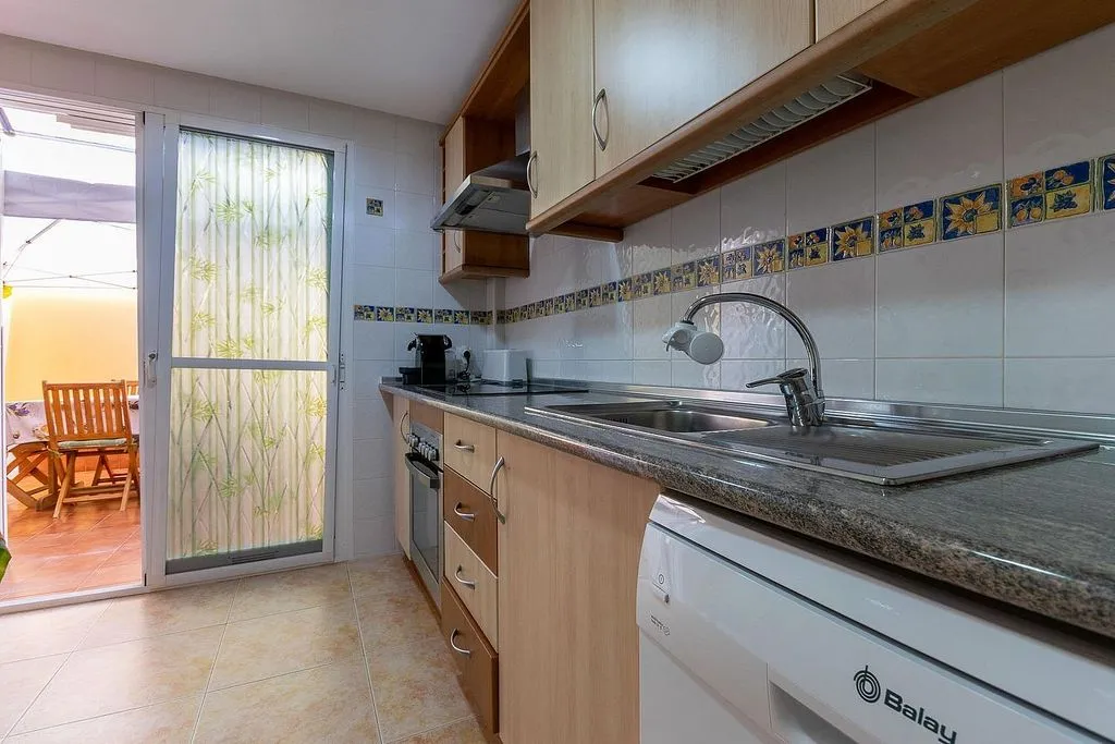 Köök - Chalet with Pool and Terrace in Santa Pola
