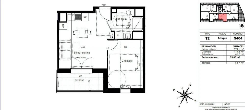 Plaan - Modern Apartment with Rooftop in Avrillé