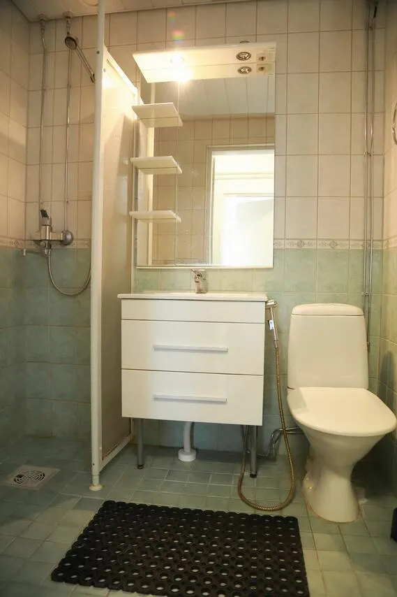 Salles de bain - Spacious Apartment with Sauna in Kokkola Centre
