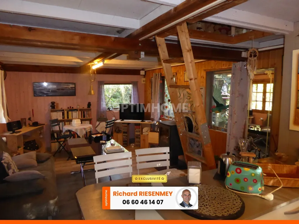 Soggiorno - Chalet with Covered Terrace in Saint Chéron