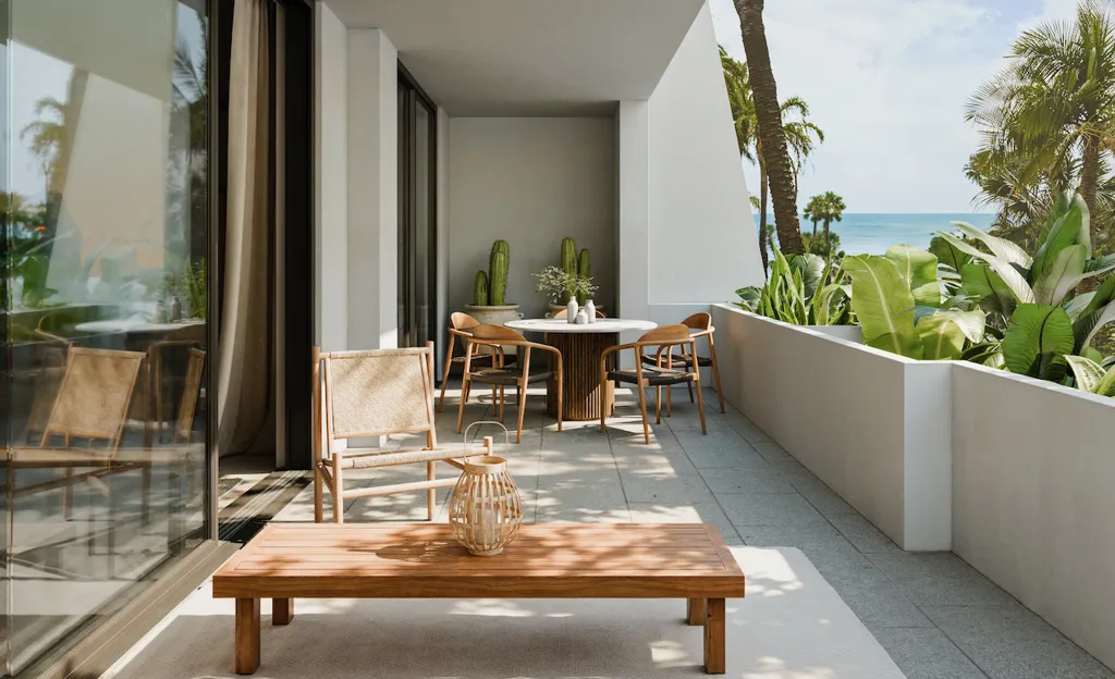 Terrasse - Luxury Beachfront Apartment in Ventura del Mar