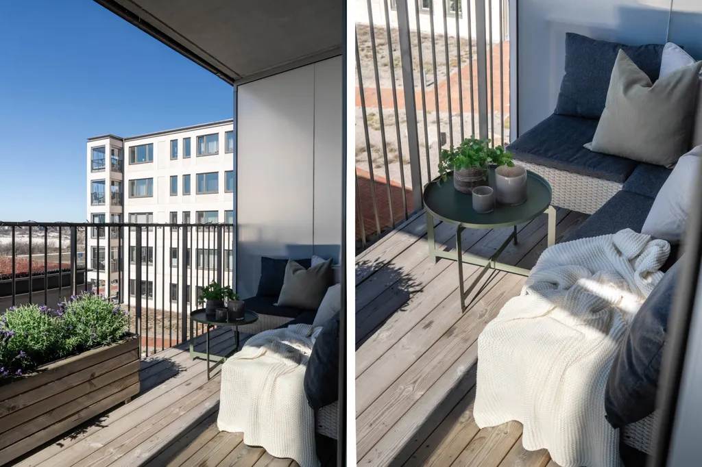 Balcone - Modern Two-Bedroom Flat with Balcony in Skåne