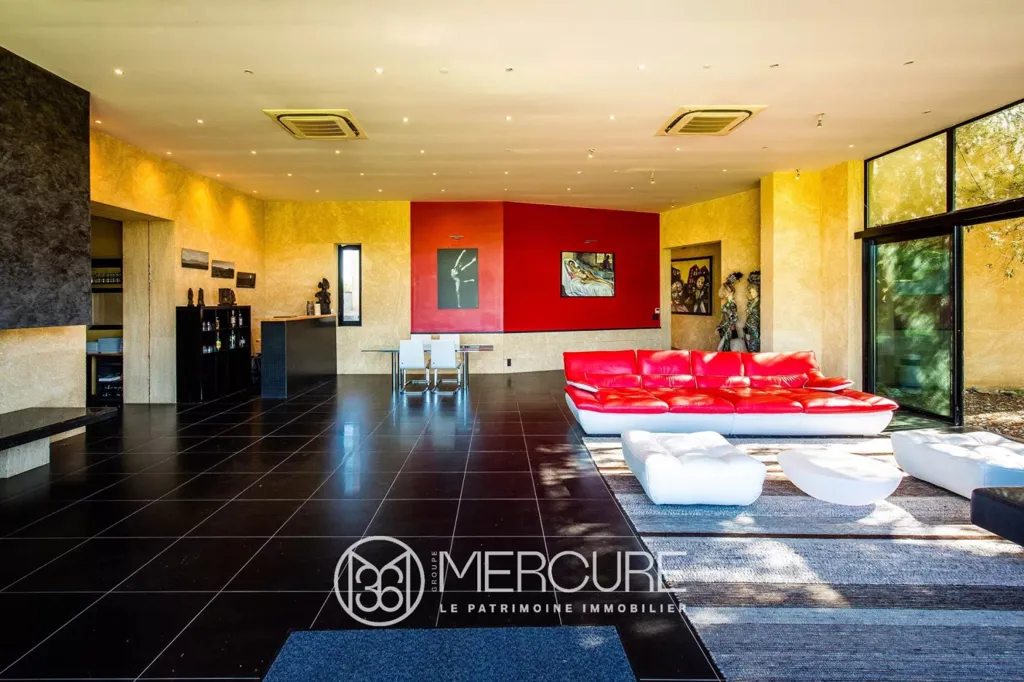 Soggiorno - Architectural Villa with Pool near Carcassonne