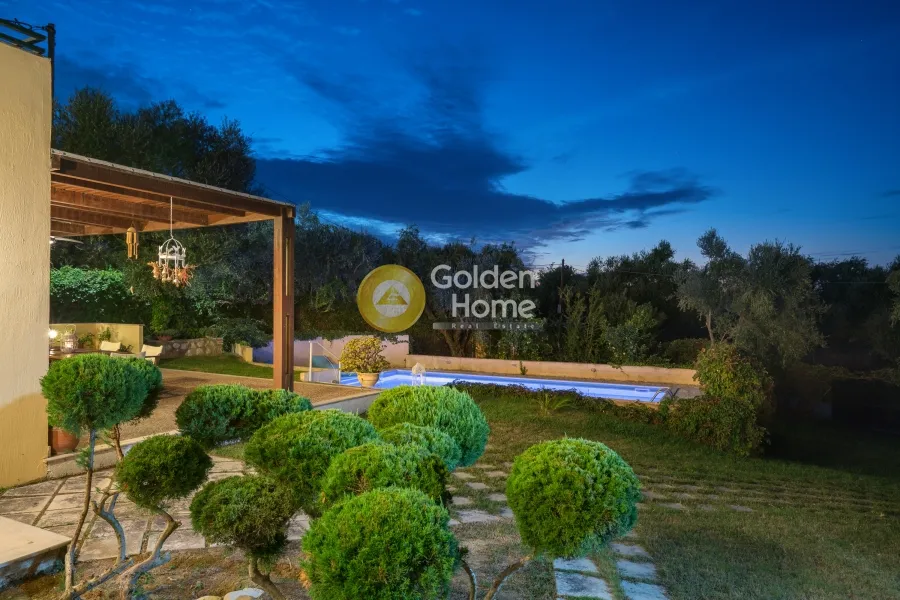 Piscine - Villa with Sea View in Arkadi - Tragaki