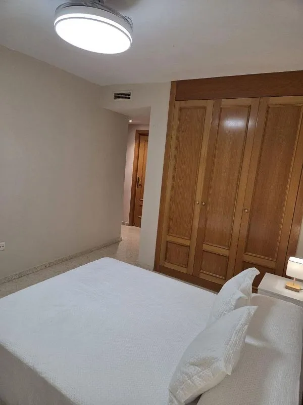 Bedrooms - Furnished Flat with Balcony in Beteró