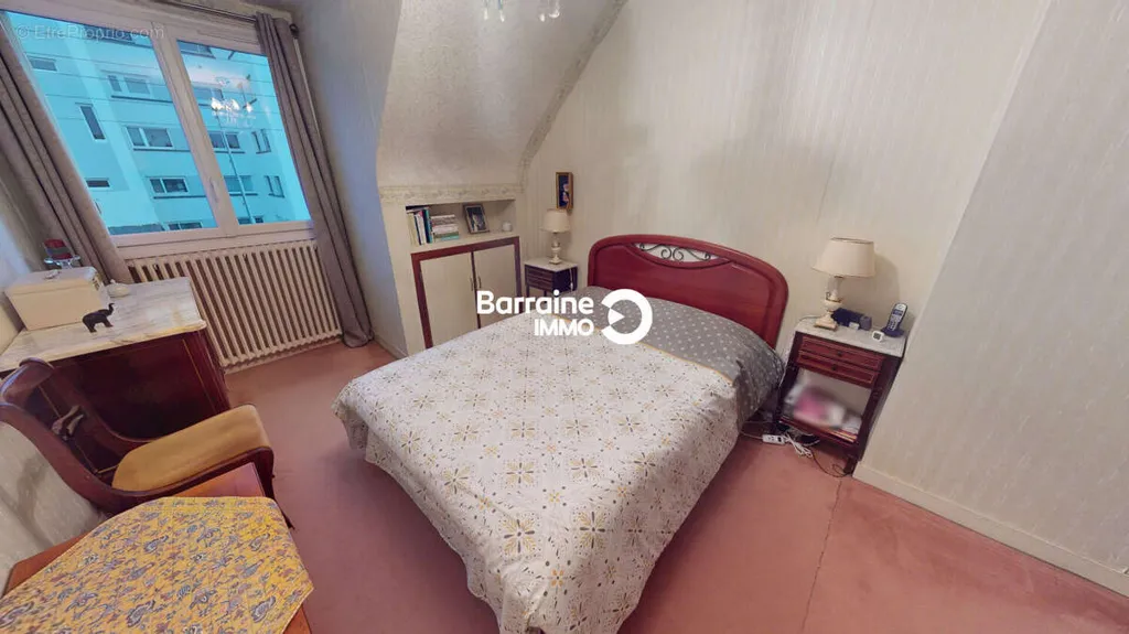 Bedrooms - Spacious House with Garden in Brest - Le Guelmeur
