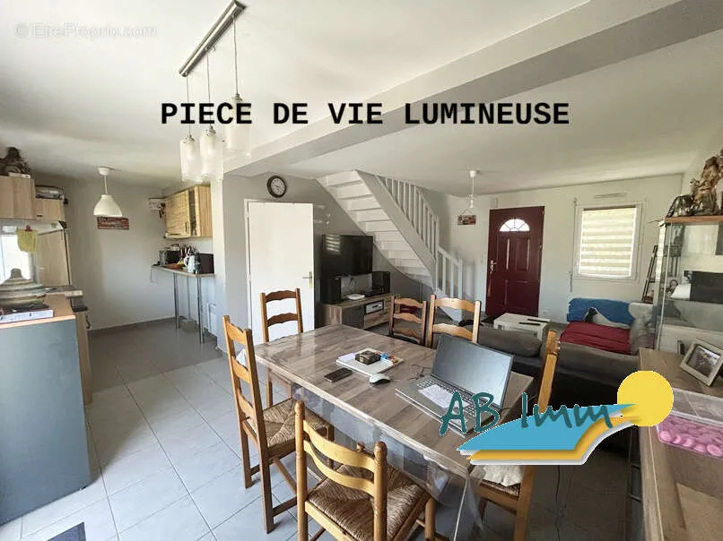Salle à manger - Maison au Calme avec Jardin à Merlevenez
