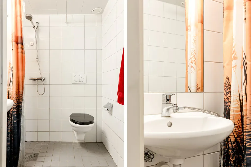 Bathrooms - Apartment with Generous Balcony in Limhamn Bunkeflostrand