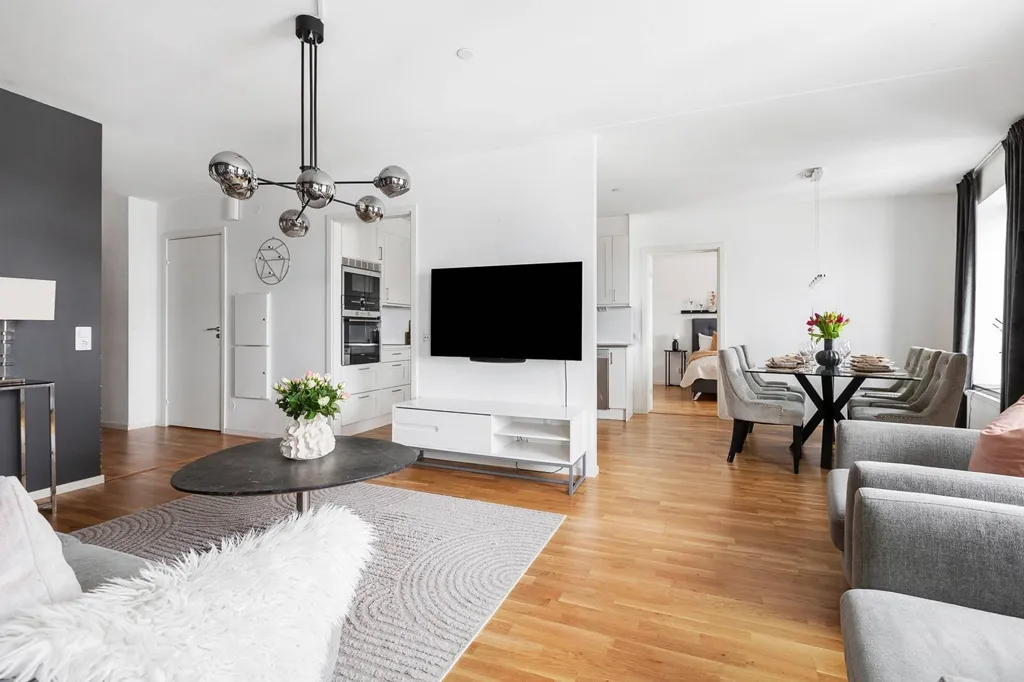 Séjour - Luxury Flat with View in Kista, Stockholm