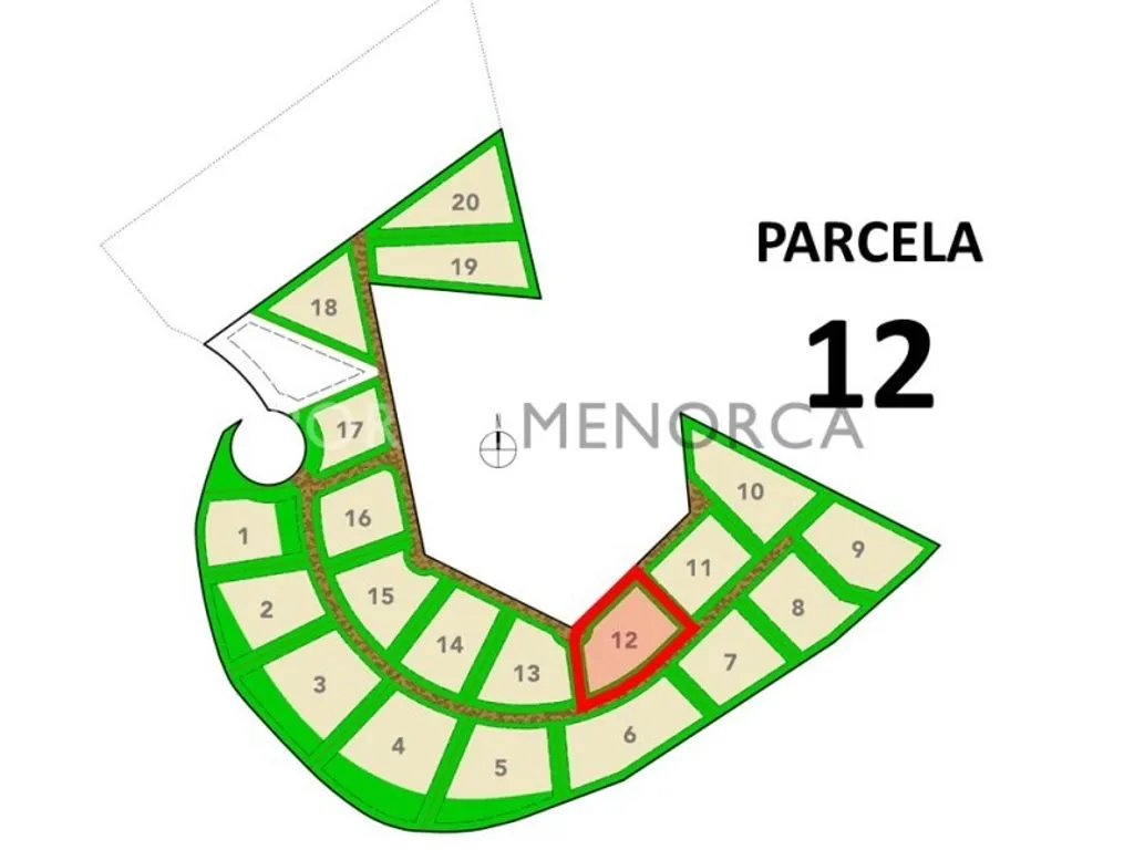 Plan - Development Land with Sea Views in Es Migjorn Gran