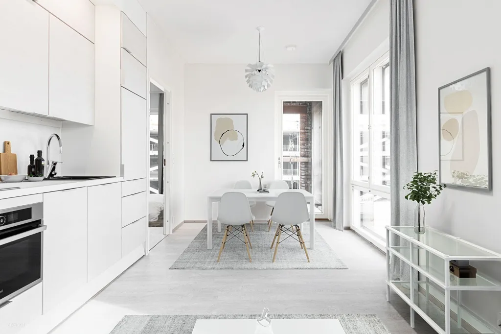 Cuisine - Modern Flat with Balcony in Linnakaupunki