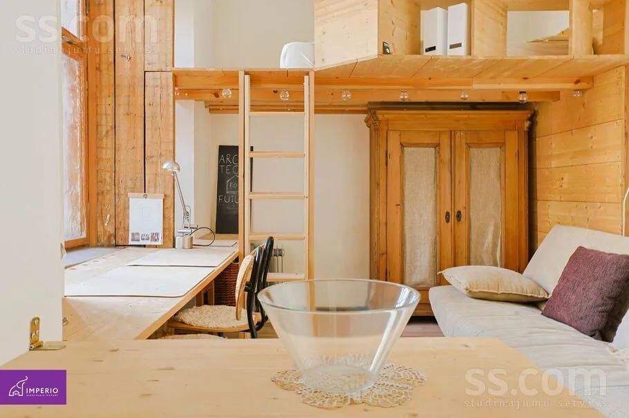 Séjour - Appartement 4 pièces à Rīga