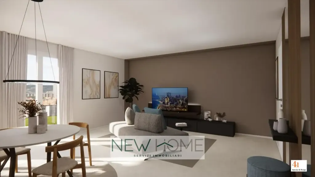Dining Room - Class A4 Apartment with Terrace in Verona
