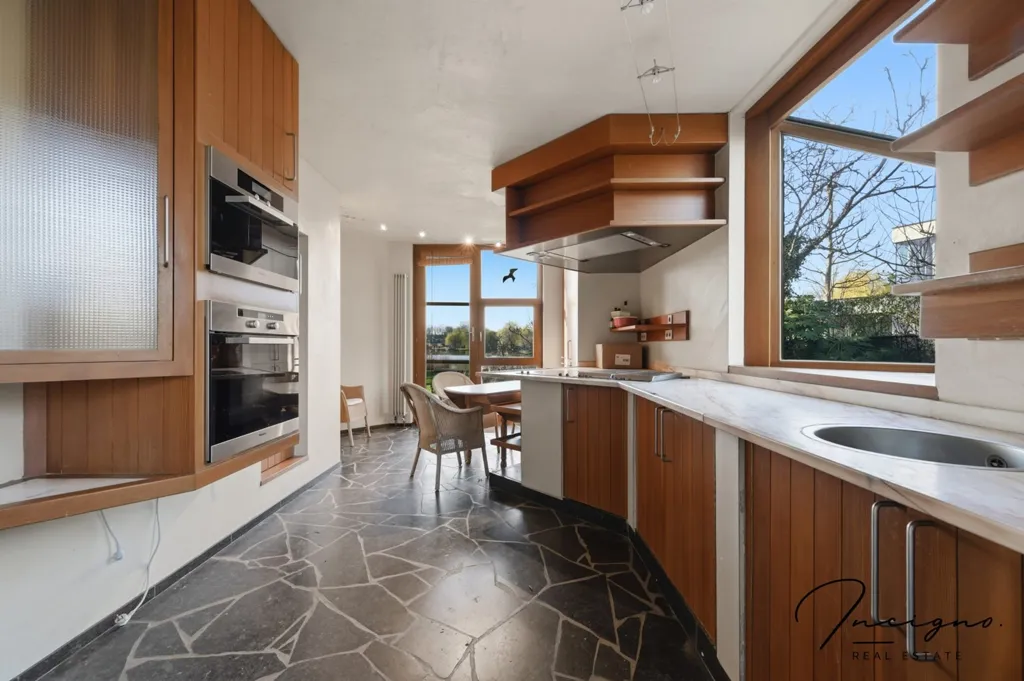 Cucina - Architectural House with Water View in Keerbergen