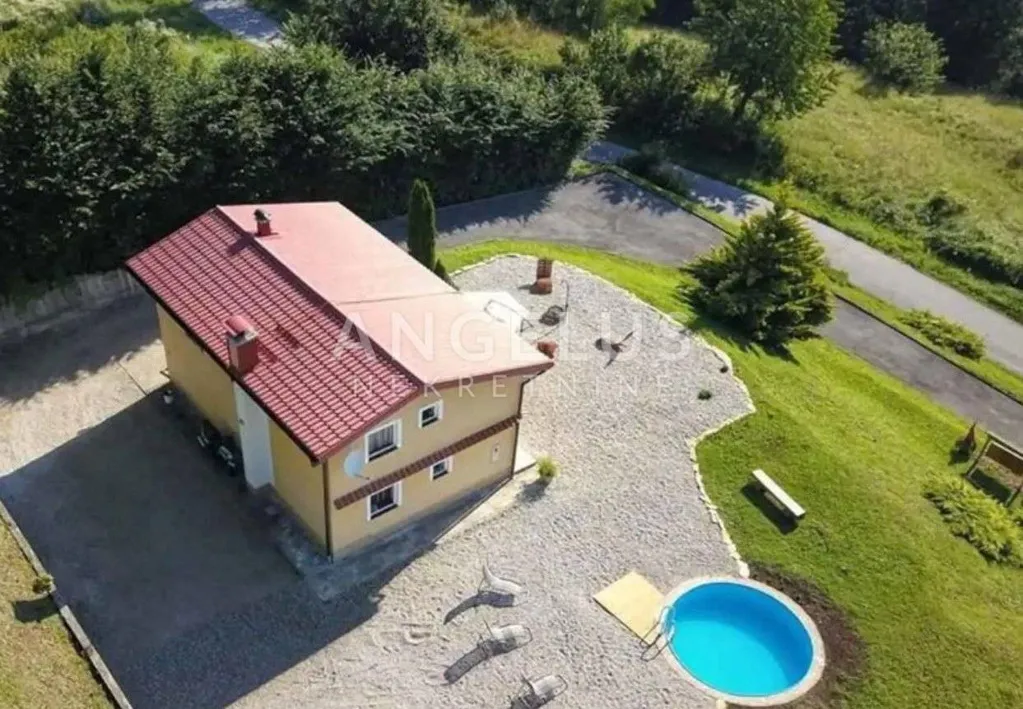 Vista aerea - Holiday House with Pool in Vrbovsko