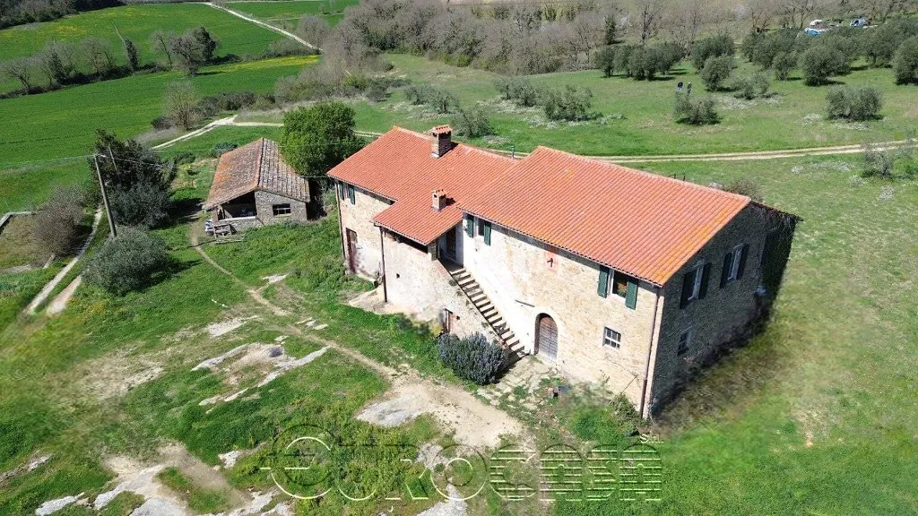 Õhuvaade - Rustic Casale with Olive Grove near Perugia