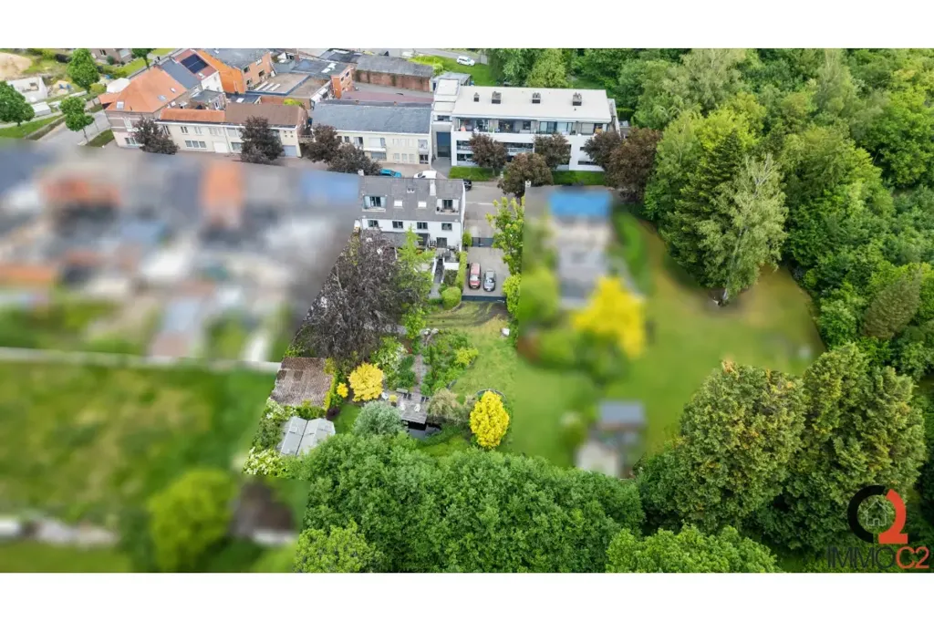 Vista aerea - Eco-Friendly Apartment with Garden in Genk