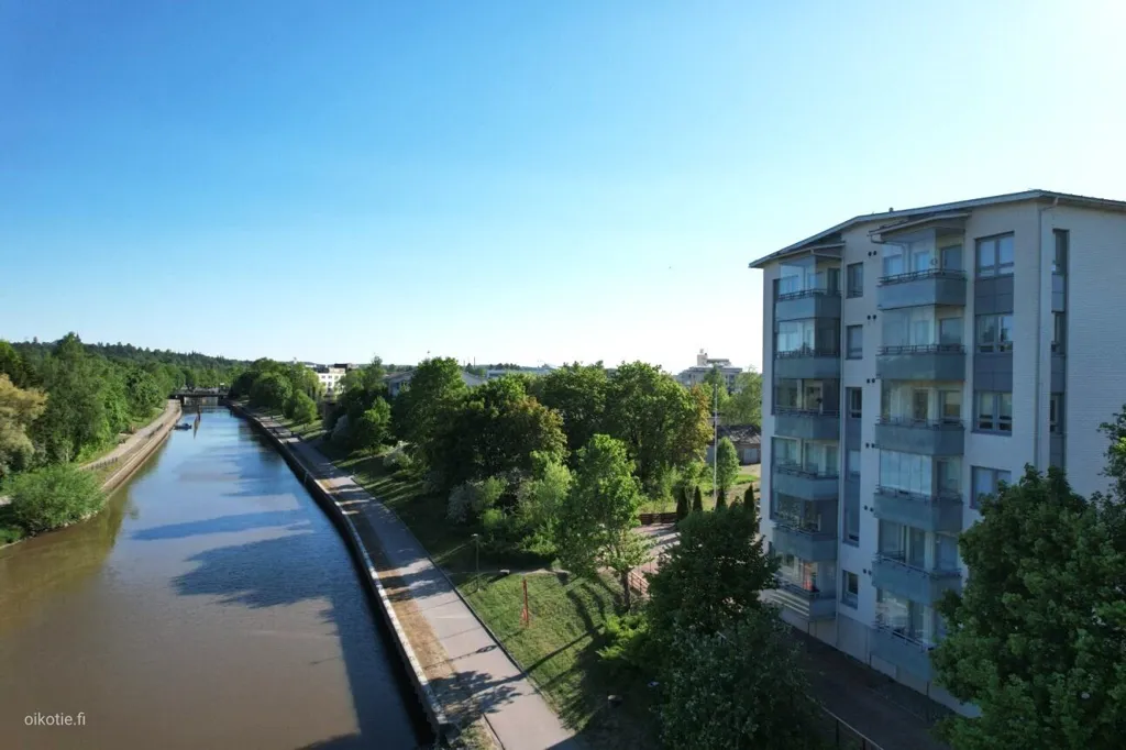 Õhuvaade - Apartment with River View in Salo