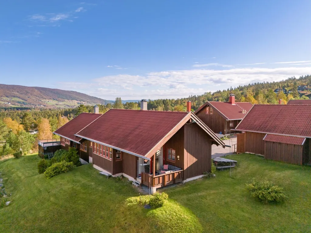 Aerial - Modernised Apartment with Terrace in Geilo