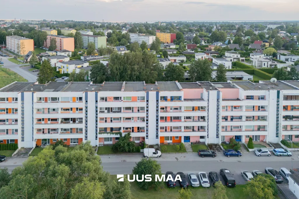 Vue aérienne - Renovated Flat with Balconies in Pärnu