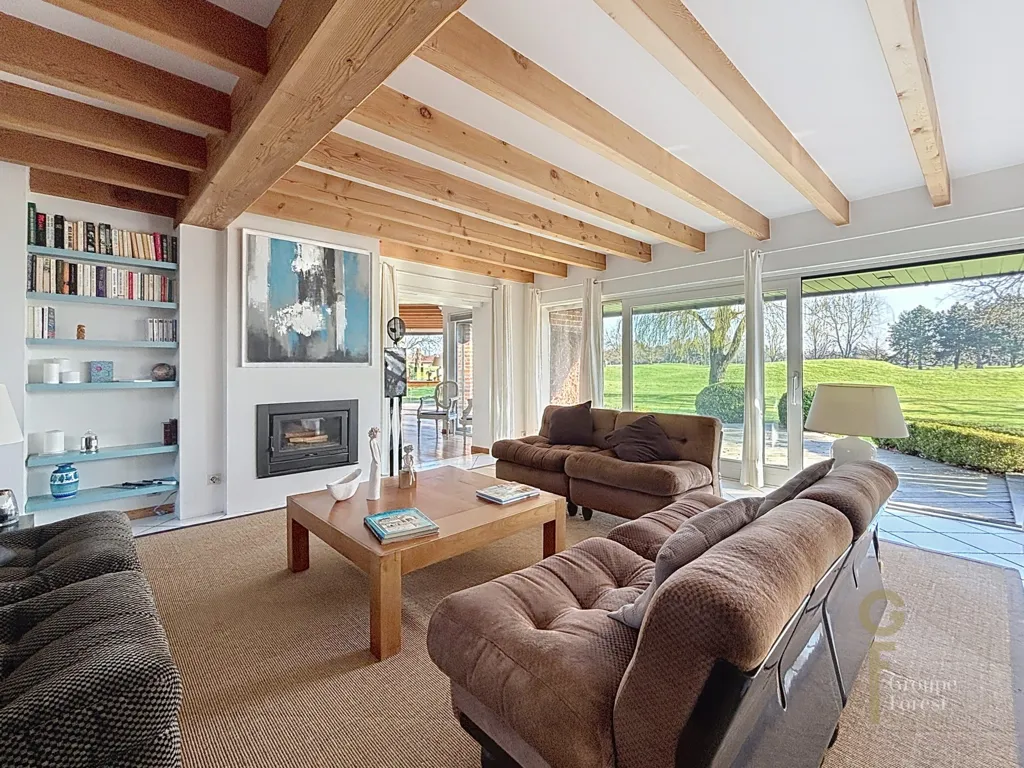 Séjour - Maison de l'Architecte avec Vue Golf à Bondues