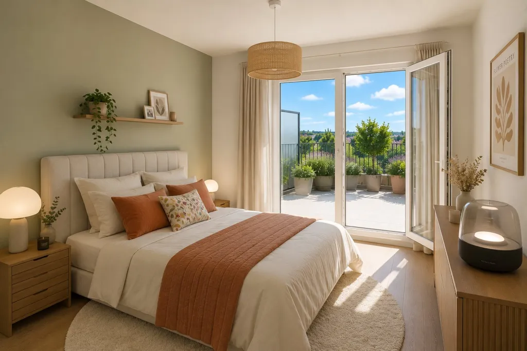 Camere da letto - 4-Bed Apartment with Terraces in Achères