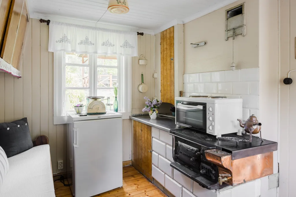 Cucina - Cottage with Loft Bed in Kållandsö