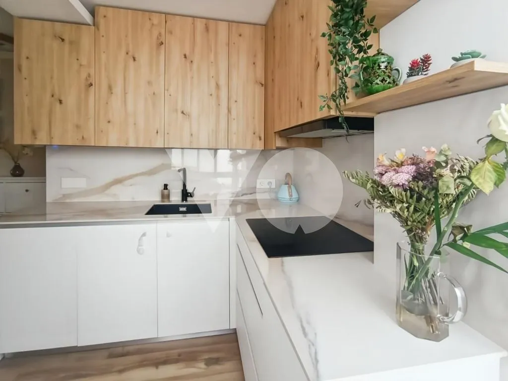 Cuisine - Reformed Flat with Terrace in Madrid