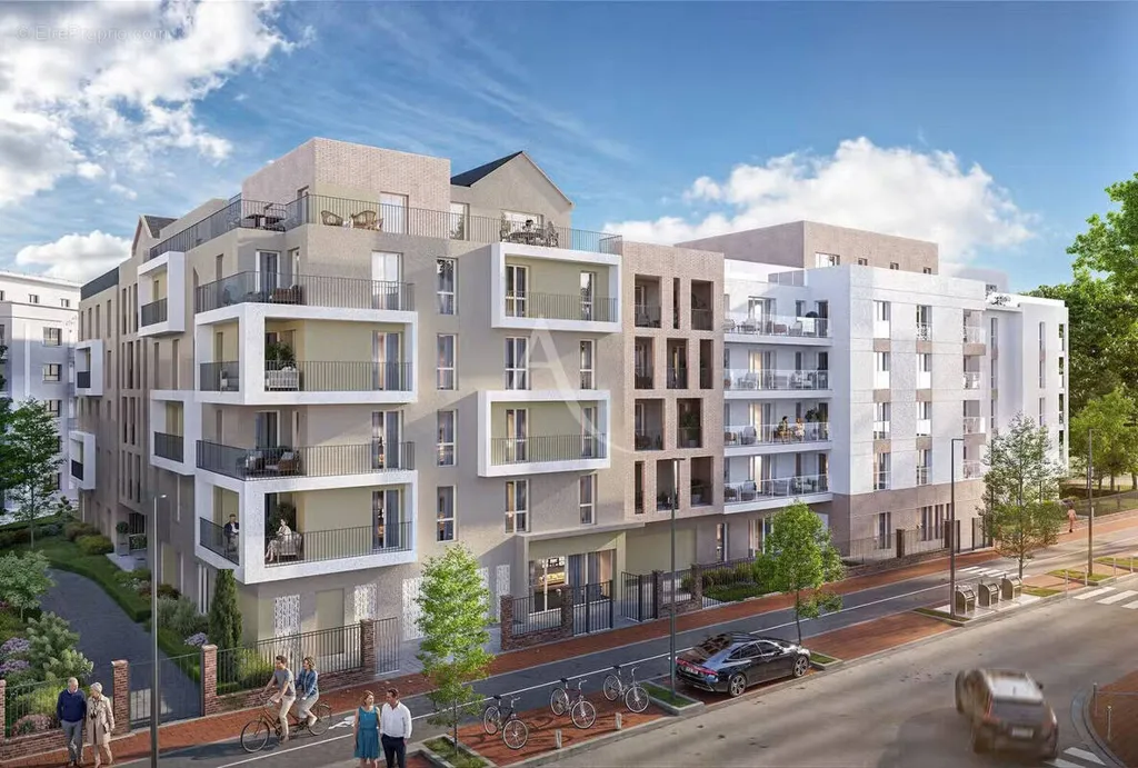New 5-Piece Apartment with Terraces in Drancy