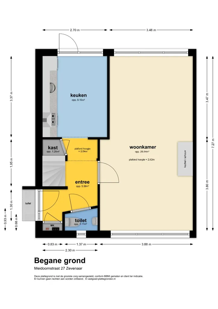 Plan - Corner House with Garden in Zevenaar