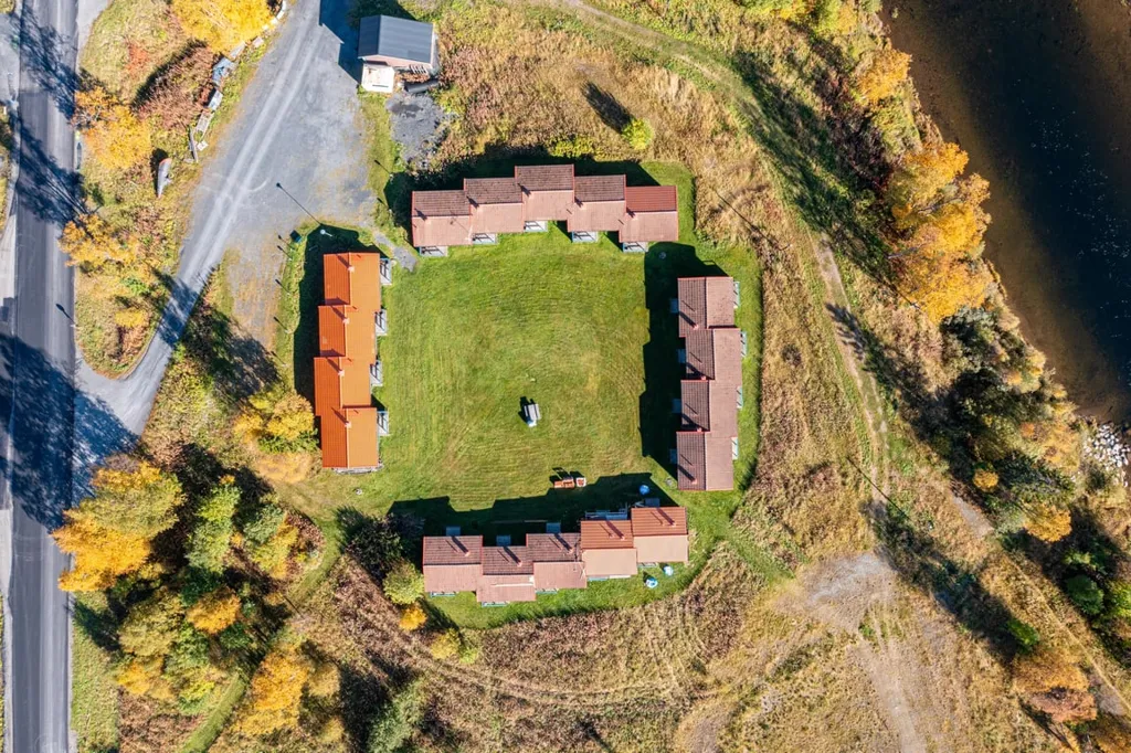 Vue aérienne - Chalet with Ski-in/Ski-out Access in Bydalen